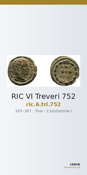 RIC VI Treveri 752 — CANOA