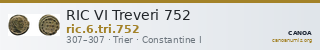 RIC VI Treveri 752 — CANOA