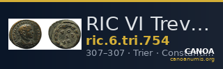 RIC VI Treveri 754 — CANOA