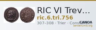 RIC VI Treveri 756 — CANOA