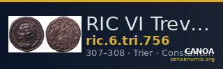RIC VI Treveri 756 — CANOA