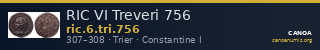 RIC VI Treveri 756 — CANOA
