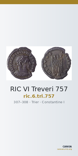 RIC VI Treveri 757 — CANOA