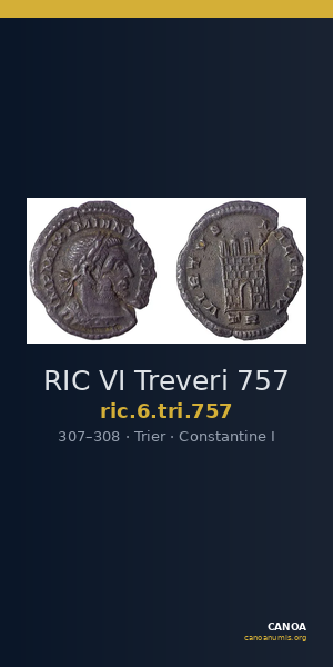 RIC VI Treveri 757 — CANOA