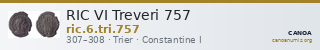 RIC VI Treveri 757 — CANOA