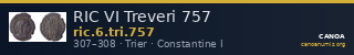RIC VI Treveri 757 — CANOA