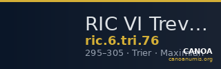 RIC VI Treveri 76 — CANOA