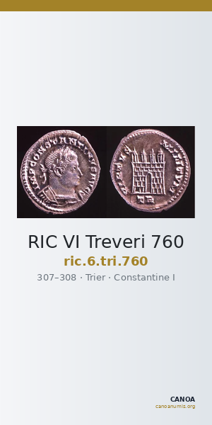 RIC VI Treveri 760 — CANOA
