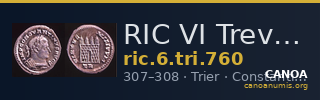 RIC VI Treveri 760 — CANOA