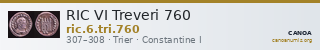 RIC VI Treveri 760 — CANOA