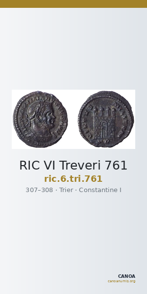 RIC VI Treveri 761 — CANOA