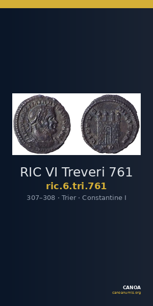 RIC VI Treveri 761 — CANOA