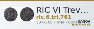 RIC VI Treveri 761 — CANOA