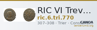 RIC VI Treveri 770 — CANOA