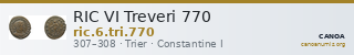 RIC VI Treveri 770 — CANOA