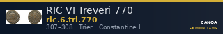 RIC VI Treveri 770 — CANOA