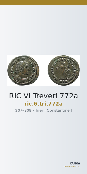 RIC VI Treveri 772a — CANOA