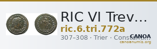 RIC VI Treveri 772a — CANOA
