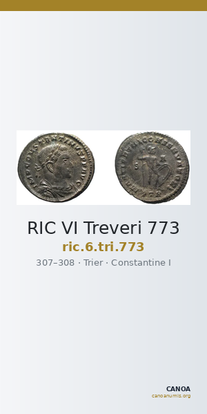 RIC VI Treveri 773 — CANOA