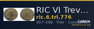 RIC VI Treveri 776 — CANOA
