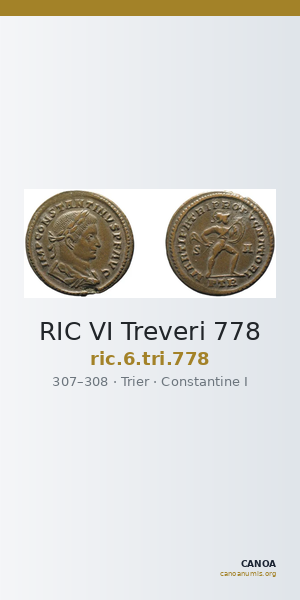 RIC VI Treveri 778 — CANOA