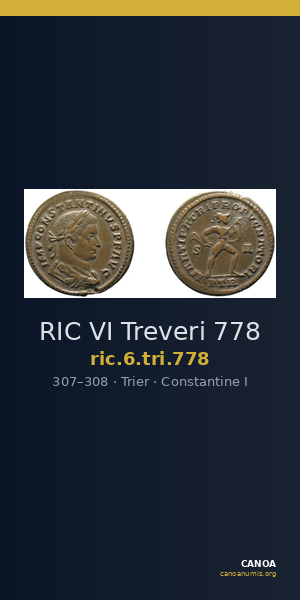 RIC VI Treveri 778 — CANOA