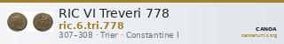 RIC VI Treveri 778 — CANOA