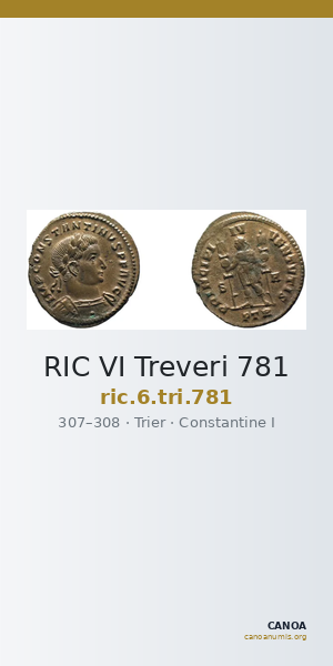 RIC VI Treveri 781 — CANOA