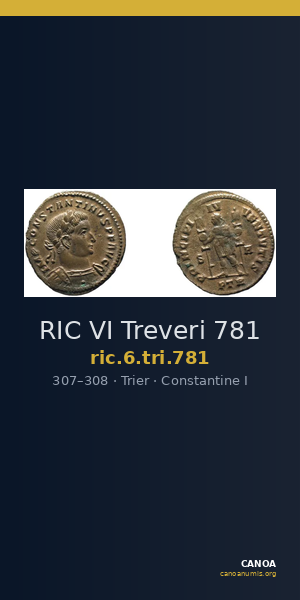 RIC VI Treveri 781 — CANOA
