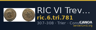 RIC VI Treveri 781 — CANOA