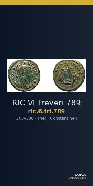 RIC VI Treveri 789 — CANOA