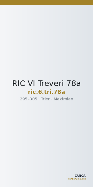 RIC VI Treveri 78a — CANOA