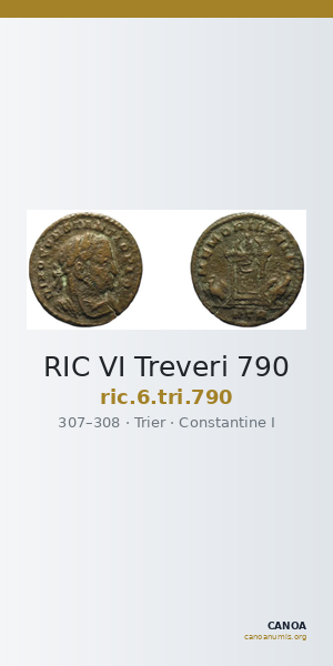 RIC VI Treveri 790 — CANOA