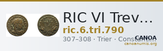 RIC VI Treveri 790 — CANOA