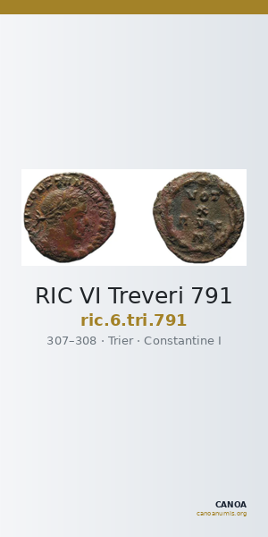 RIC VI Treveri 791 — CANOA
