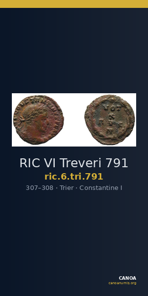 RIC VI Treveri 791 — CANOA