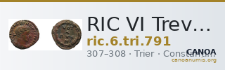 RIC VI Treveri 791 — CANOA