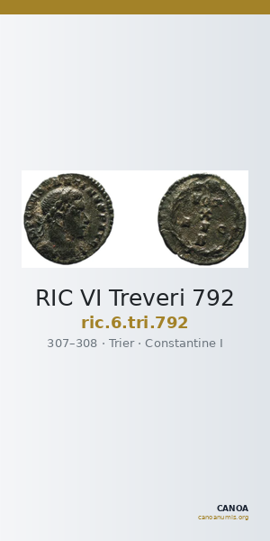RIC VI Treveri 792 — CANOA