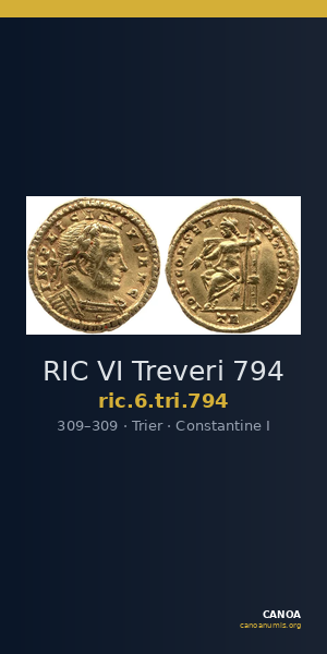 RIC VI Treveri 794 — CANOA