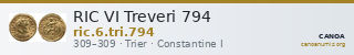 RIC VI Treveri 794 — CANOA