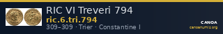 RIC VI Treveri 794 — CANOA