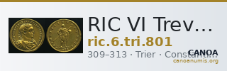 RIC VI Treveri 801 — CANOA