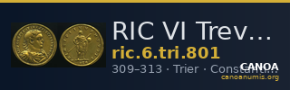 RIC VI Treveri 801 — CANOA