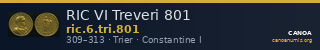 RIC VI Treveri 801 — CANOA