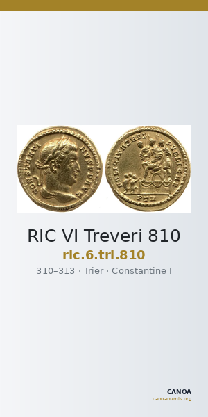 RIC VI Treveri 810 — CANOA