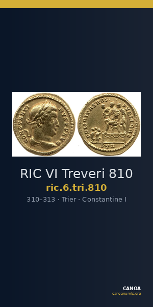 RIC VI Treveri 810 — CANOA