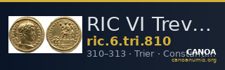 RIC VI Treveri 810 — CANOA
