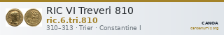 RIC VI Treveri 810 — CANOA