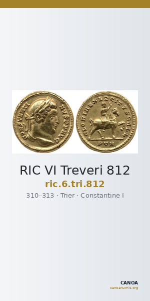 RIC VI Treveri 812 — CANOA