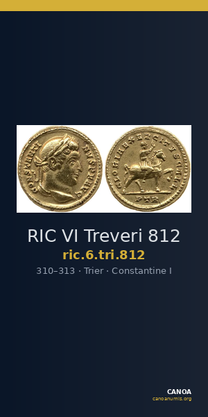 RIC VI Treveri 812 — CANOA